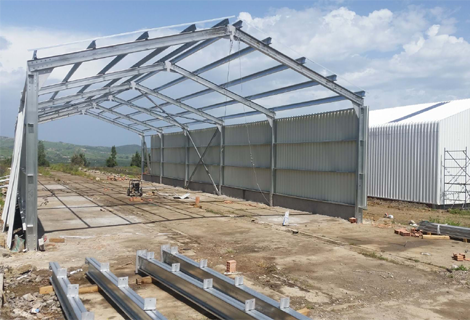 Preorganised Steel Building Structure